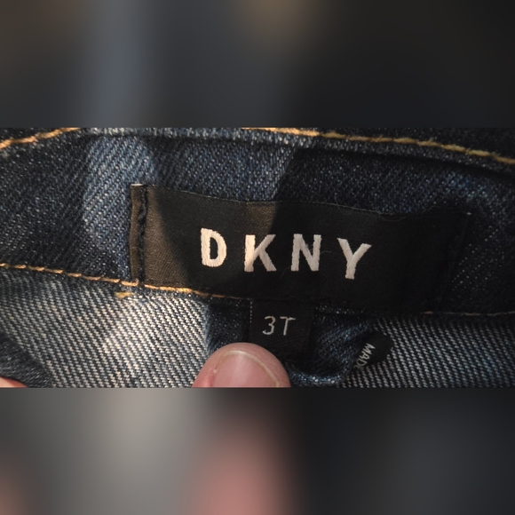 DKNY Toddler Girl Jean Jacket Size 3T - Picture 3 of 13